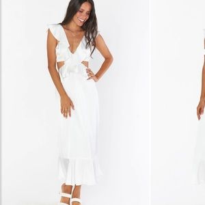 Whit Show Me Your Mumu MIDI dress